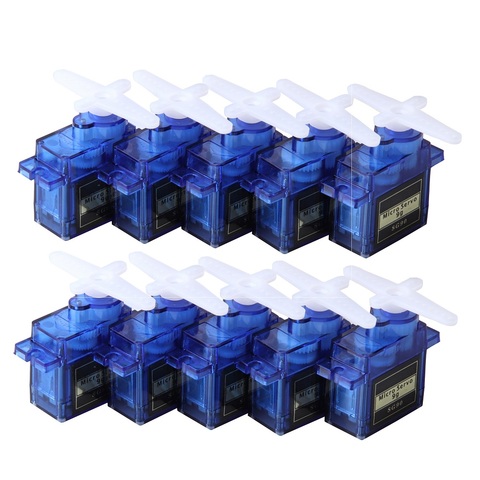 5/10pcs 9G Micro Mini Servos Horns better than Servo SG90 for RC 250 450 Helicoper Airplane Car ship Boat Robot All Categories ► Photo 1/6