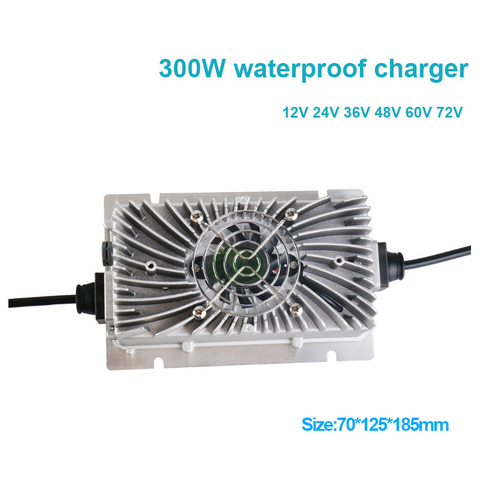 IP67 waterproof charger li ion 72v 60v 48v 48v 5A 13s 54.6V 5A 10S 36v 6A 14s 58.8v 67.2V 4A 17s 84V 42V for lithium ion battery ► Photo 1/5