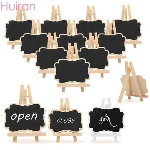 Huiran White Wooden Mini Chalkboards Mr Mrs Wedding Party Supplies Weeding Decoration For Weddings Rustic Wedding Table Decor ► Photo 1/6