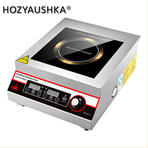 Induction Cooker 5000w Commercial Plane High-Power Hotel Canteen Electric Frying Stove Table Cauldron Induction Stove ► Photo 1/6