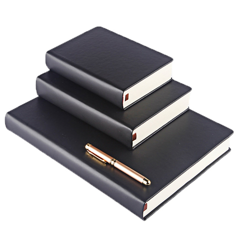 Super Thick 330 Sheets Diary Notebook sketchbook blank page Travel journal Planner A4,A5,A6 PU Leather soft cover Stationery ► Photo 1/6