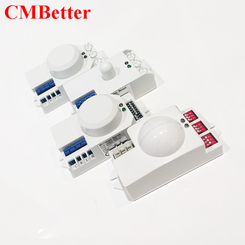 AC220v Automatic Switching Ceiling Microwave PIR Body Motion Sensor Occupancy Presence Detector for Garages, Warehouses ► Photo 1/6