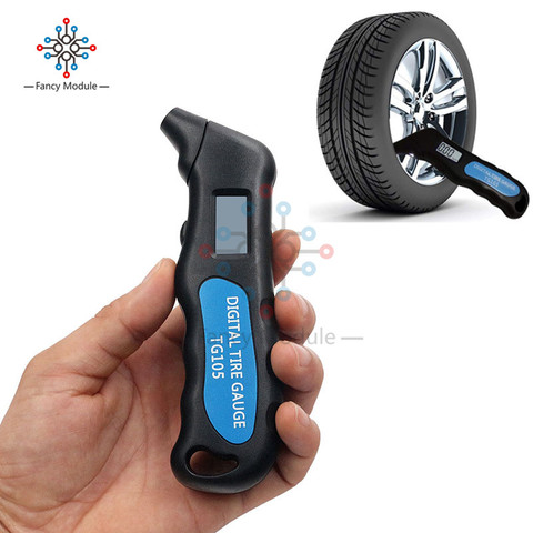 TG105 Digital Tire Pressure Gauge Meter Car Tire Manometer Barometers Tester Car Truck Motorcycle Bike Tyre Pressure Monitoring ► Photo 1/6