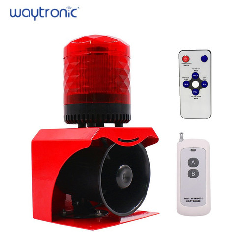 Wireless remote control sound-light alarm horn adopts the acousto-optic control technology remotely control the device ► Photo 1/6