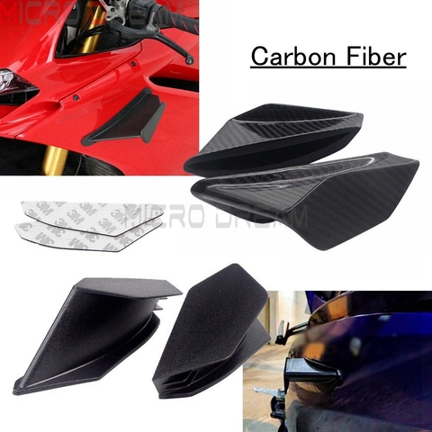 Supersport Scooter Fairing Spoiler Winglets For Ducati Panigale V4/V4S V2 RSV4 899 959 1199 1299 BMW Aero Dynamic Small Wing Kit ► Photo 1/6