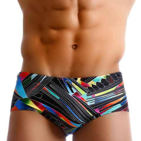 UXH Brand Men's Swimwear Trunks Outdoors Sexy Summer Stretch Beach Surf Swim Sports Push-up Shorts Men Swimsuit Swimming Pants ► Photo 1/6