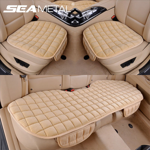 Plush Car Seat Covers Set Warm Car Seat Cushion Winter Auto Seat Protector Premium Soft Anti Slip Pads for SUV Sedan Hatchback ► Photo 1/6