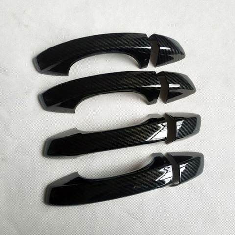 Suitable For volkswagen vw golf 7 mk7 accessories door handle cover plastic Imitation carbon fiber ► Photo 1/4