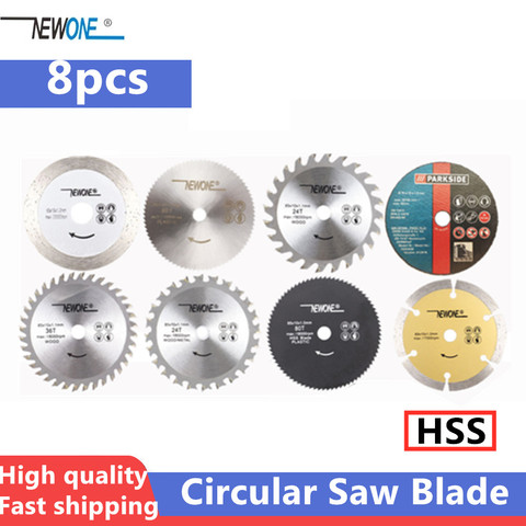 NEWONE 10mm Wood/Metal Cutter Nitride Coating HSS Circular Saw Blade 60T/80T TCT Wood Cutting Disc Saw Blade ► Photo 1/6