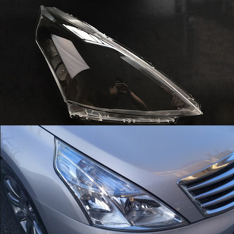 Car Headlight Lens For Nissan Teana 2008 2009 2010  Car Headlamp Lens Replacement   Auto Shell Cover ► Photo 1/6