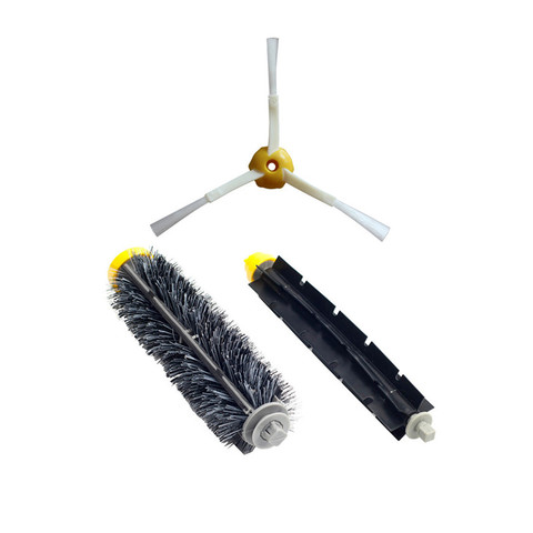 Black Hair Bristle Brush for iRobot Roomba 600 700 Series 760 770 780 790 620 610 650 pet Robot Vacuum Cleaner Parts ► Photo 1/2