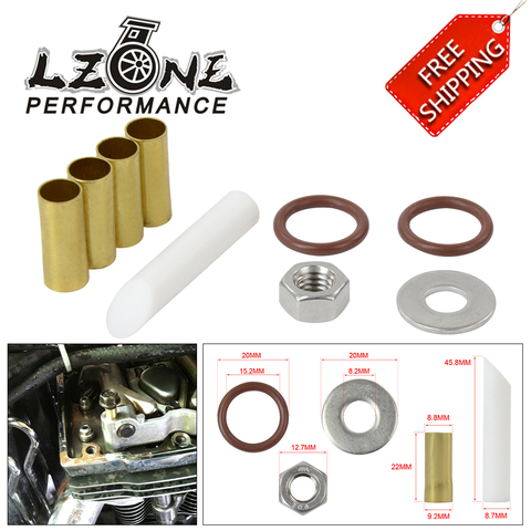 LZONE - 1 Set Motorcycle Rocker Lockers Bushings Rocker Shaft Insert For Twin Cam End Ticking Noise DK-RL-TC JR-EMK08 ► Photo 1/6