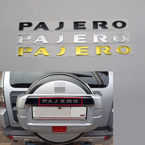 New For Mitsubishi Pajero V31 V32 V33 Letters Rear Boot Trunk Tailgate Emblem Badge Logo Nameplate ► Photo 1/6