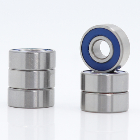 FUSHI R3-2RS Bearings Blue Sealed Inch Size , ABEC-3 R3RS Shaft Ball Bearing R3 Parts For Hobby RC Car Truck , Pick of 6 Pcs ► Photo 1/6