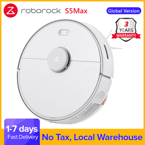 Roborock S5 max Vacuum Cleaner Wet Dry Robot Mopping Sweeping Dust Sterilize Smart Planned Wash Mop upgrade for S50 S55 ► Photo 1/6