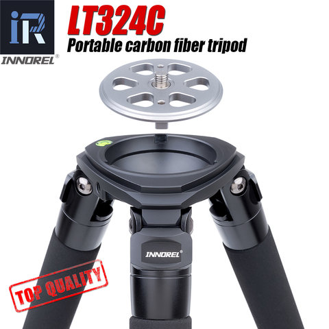 LT324C Portable 10 Layers Carbon Fiber Tripod for Camera Bird Photography Heavy Stand DSLR Ballhead Fluid Head 75mm Bowl Adapter ► Photo 1/6