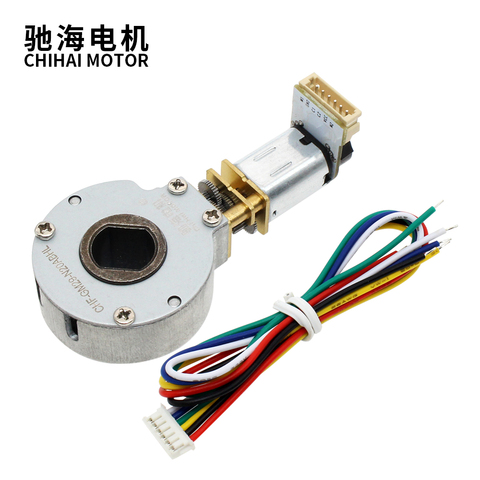 chihai motor CHF-GM29-N20V ABHL 29mm DC 3V 6V 12V mini DC secondary variable speed motor with encoder ► Photo 1/6