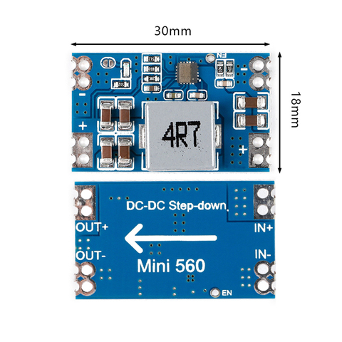 5A DC-DC mini560 step-down stabilized voltage supply module output 3.3 5V 9V 12V ► Photo 1/3
