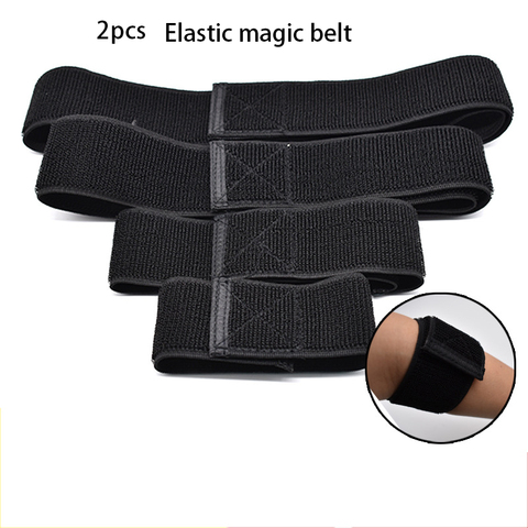 2pcs multi purpose elastic band magic tie high strength flexible cable tie, hook and loop magic tape, elastic bandage and bind ► Photo 1/6