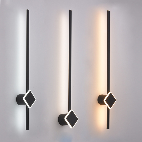 Modern Led Wall Light 120 90 60cm Sconces Wall Lamp For Living room Bedroom Bahtroom Lamp Mirror Light Black&Gold Wall Led Lamps ► Photo 1/6