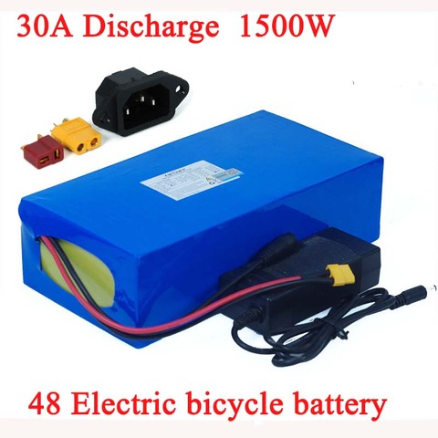 48V 32ah 1500W electric bike battery 48V 21ah 24ah 21ah 18ah 15ah 18650 lithium batteries for 48v750W 1000W 1500W ebike motor ► Photo 1/5
