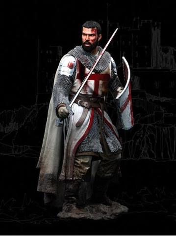 1/18 Resin Model Building Kit Figure  Knights Templar ► Photo 1/1