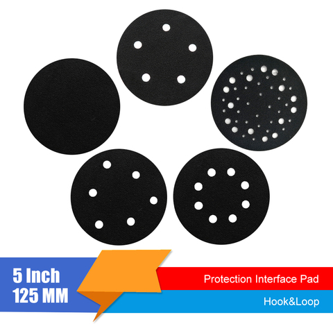 2PCS 5 Inch(125mm)  Ultra-thin Surface Protection Interface Pad for Sanding Pads and Hook&Loop Sanding Discs Thin Sponge ► Photo 1/6