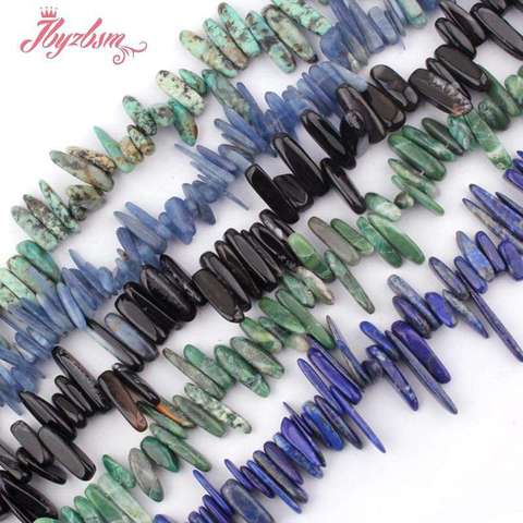 10-13x15-18mm Irrgular Stick:Sodalite.Rutilated Beads Natural Stone Beads For Necklace Bracelet Jewelry Making 15