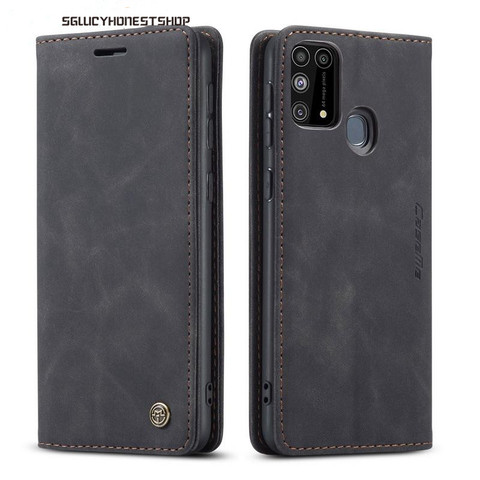 Retro Magnetic Leather Flip Wallet Book Case For Samsung Galaxy M31 S20 Plus Ultra A51 A71 A50 A70 A30 Card Holder Stand Cover ► Photo 1/6