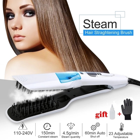 Professional Steam Straightener Comb Brush Straight Hair Ceramic Hair Iron Electric  Hair Straightening Brush Steam Comb - Price history & Review | AliExpress  Seller - Aister Official Store 