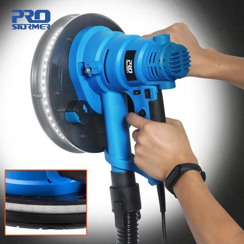 750W Drywall Sander 230V Wall Polishing Machine Grinding Portable Led Light 610-2150/min Wall Putty Polisher Machine  PROSTORMER ► Photo 1/6