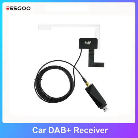 Essgoo DAB Fits For ESSGOO Android Car Radio Extension Antenna Signal Receiver Portable USB Adapter For Europe Autoradio ► Photo 1/6