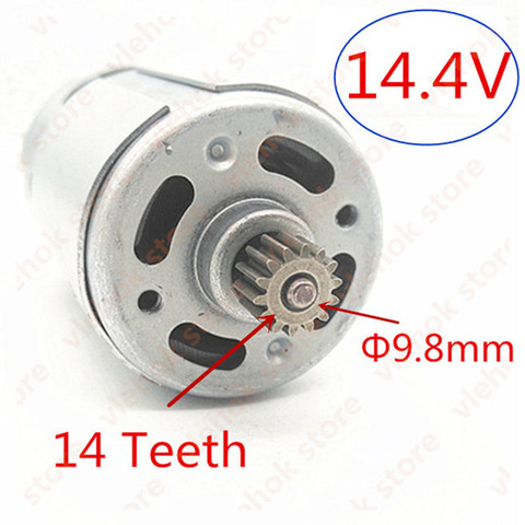 14 Teeth  RS-550VC DC 14.4V Motor Replace For MAKITA 629819-4  6381D BDF343 6280D 6280DWE 6281DWE 6281D MT070 6280DWPE 6280PWPE3 ► Photo 1/3