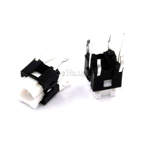 10PCS 6*6*7mm DIP tactile switches Blue light led micro switch 6x6x7 6x6x7mm Light touch 0.5A 12V 6x6mm ► Photo 1/5