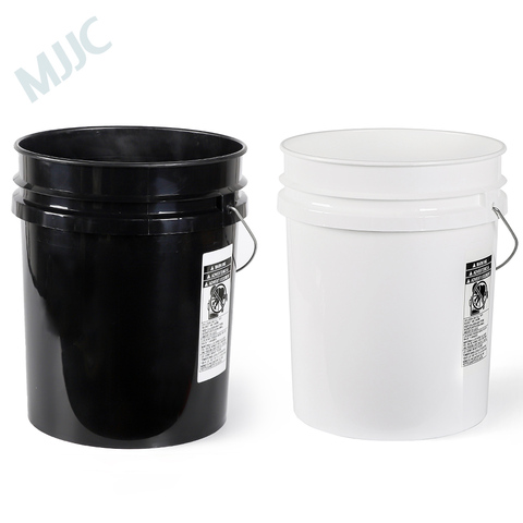 MJJC with High Quality Dual Bucket two bucket washing Kit each bucket 5 gallon(20L) one black and one white ► Photo 1/5