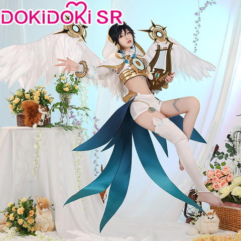 PRE-SALE DokiDoki-SR Game Genshin Impact Cosplay Venti Costume Manga Game Genshin Impact  Venti Cosplay ► Photo 1/4