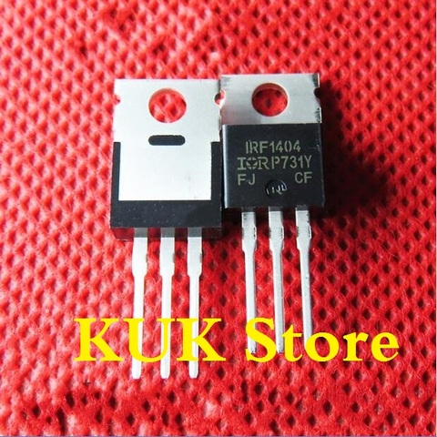 Real 100% Original NEW  IRF1404  F1404  IRF1404PBF  MOSFET  40V  202A  TO-220  50PCS/LOT ► Photo 1/1