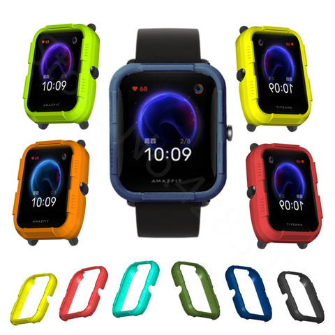 Hard PC Case Cover For Amazfit Bip U Protective Frame Shell For Huami Amazfit Bip BipU POP Smart Watch Protector Plastic Bumper ► Photo 1/6