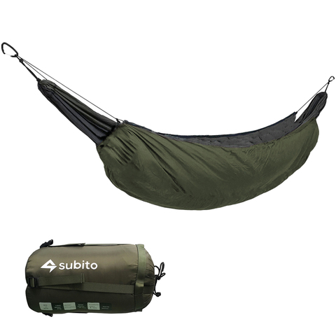 subito Outddor Camping Sleeping Bag Portable Hammock Underquilt Hammock Thermal Under Blanket Hammock Insulation Camp Accessory ► Photo 1/6