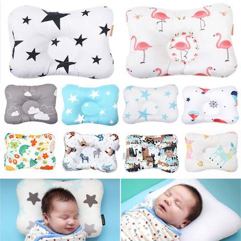 Neck Protection Anti-Roll Cushion Baby Pillow Prevent Head Flat Positioner