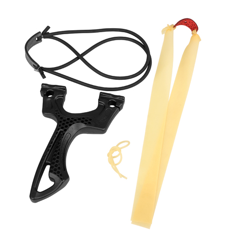 Outdoor Hunting Slingshots sling Shot Flat & Round Rubber Band Pro Catapult Shooting ► Photo 1/5