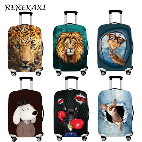 Suitcase Luggage Cover Animal Elastic Baggage Dust Protective Covers Trunk Case Cover For 18-32Inch Trolley Travel Accessories ► Photo 1/6