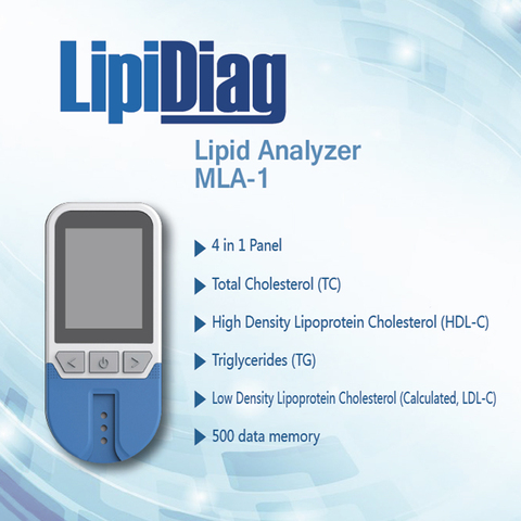 4in1 optics Blood Lipid Analyzer total cholesterol (TC) high density lipoprotein cholesterol (HDL) &triglyceride (TG) cholestero ► Photo 1/6