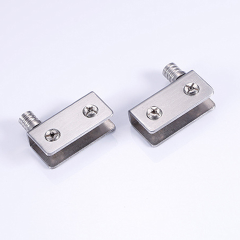 1/2/4pcs Stainless Steel for 5-8mm Glass Door Glass Pivot Clamps Door Hinges DIN889 ► Photo 1/5