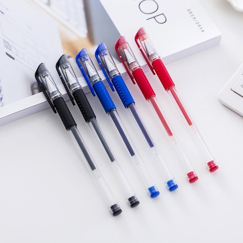 1pc Wholesale Office Pen Wholesale European Standard Ergonomic Requirements for Office Work with Pen 0.5mm Student Stationery ► Photo 1/5