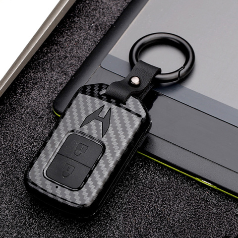 Carbon Fiber Matte car remote key fob cover case holder protect for Honda 2016 2017 CRV Pilot Accord Civic Fit Freed car styling ► Photo 1/6