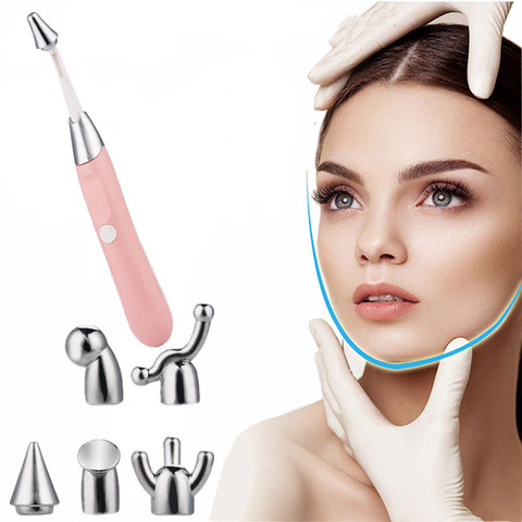 6 In 1 Beauty Bar Electric Face Eye Nose Body Joint Massager Anti Wrinkle Facial Skin Lifting Tightening Body Massage Stick Tool ► Photo 1/6