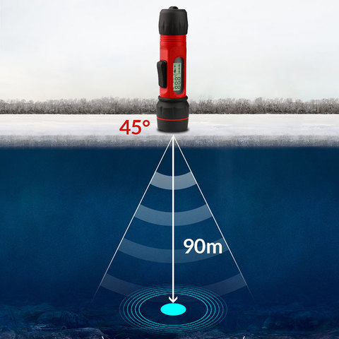 Handheld Sonar Depth Finder, Portable Ice Fishing Detector - K&F