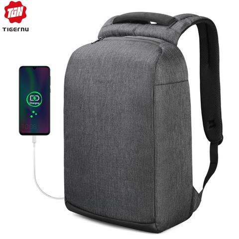 Tigernu New Casual High Quality Waterproof Men Backpack 15.6