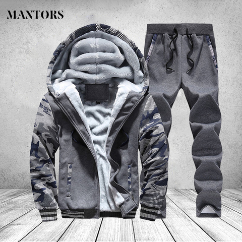 Winter Coat Men Casual Inner Fleece Thick Hooded Parka Men Clothing Brand Camouflage Windproof Warm Tracksuit Man Hoody Outwear ► Photo 1/6